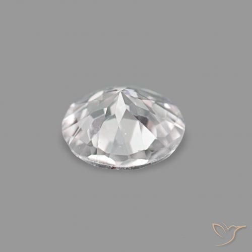 Morganite Rosa Molto Chiaro naturale da 0.16 ct, Rotondo, VVS