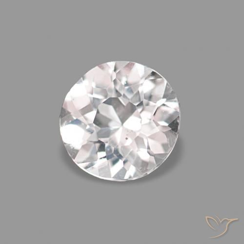 Morganite Rosa chiaro naturale da 0.27 ct, Rotondo, VVS