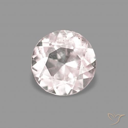0.25ct Rosa Molto Chiaro Morganite, Rotondo, VS-SI