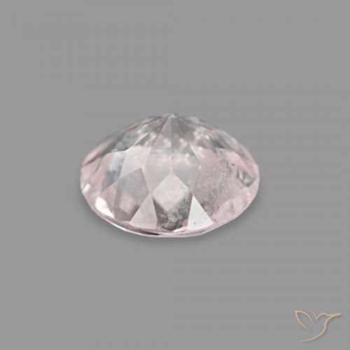 Morganite Rosa Molto Chiaro naturale da 0.25 ct, Rotondo, VS-SI