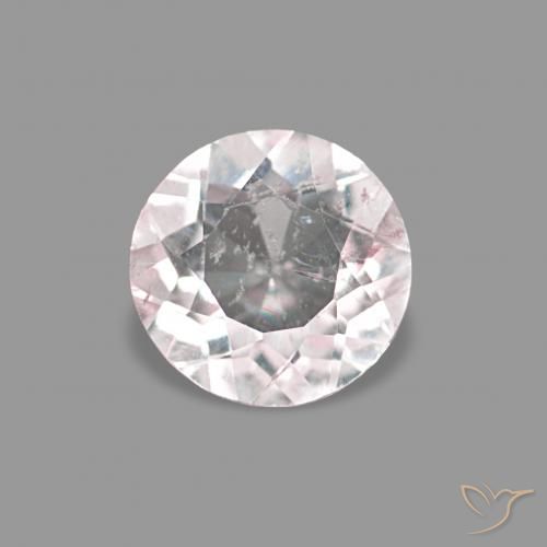 0.35ct Rosa Molto Chiaro Morganite, Rotondo, VS-SI