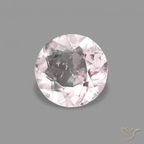 Morganite Rosa Molto Chiaro naturale da 0.35 ct, Rotondo, VS-SI