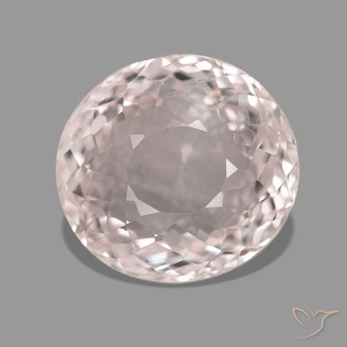 Morganite Rosa chiaro naturale da 6.70 ct, Ovale, VS