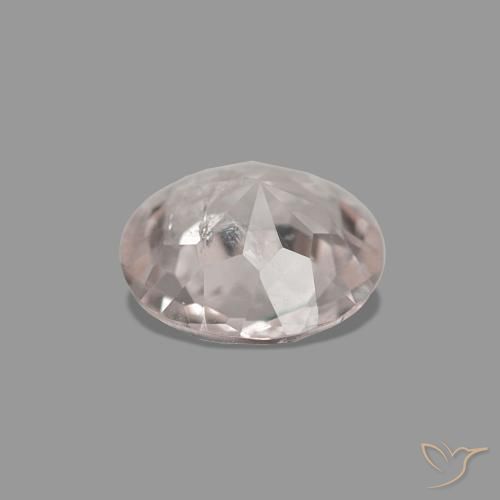 Morganite Medium Light-Pink naturale da 0.41 ct, Rotondo, SI