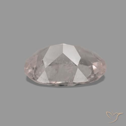 Morganite Medium Light-Pink naturale da 0.56 ct, Ovale, SI