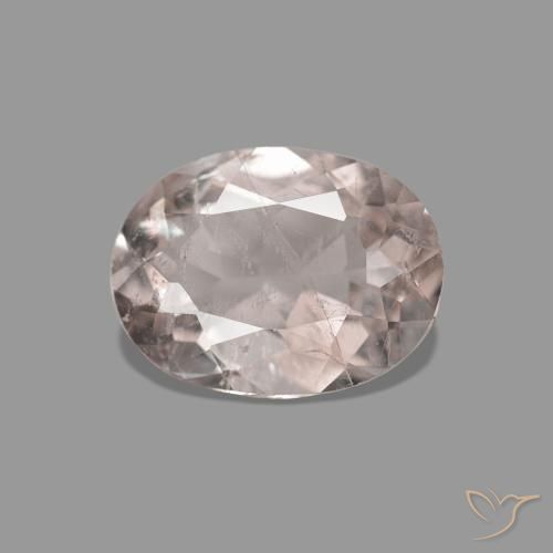 Morganite Tono rosa rosa naturale da 0.70 ct, Ovale, VS-SI
