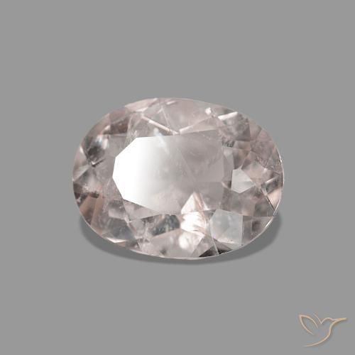 Morganite Tono rosa rosa naturale da 0.70 ct, Ovale, VS-SI