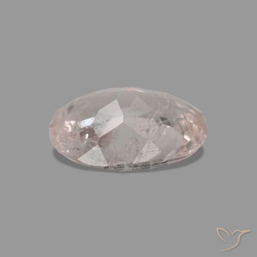 Morganite Tono rosa rosa naturale da 0.70 ct, Ovale, VS-SI