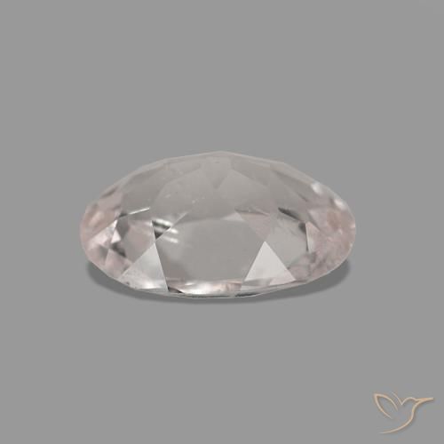 Morganite Tono rosa corallo naturale da 0.36 ct, Ovale, VS-SI
