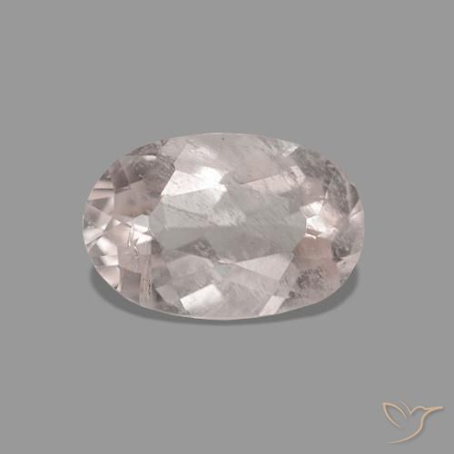 Morganite Tono rosa rosa naturale da 0.66 ct, Taglio ovale, VS-SI