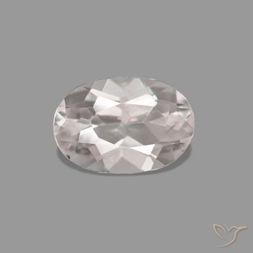0.32ct Tono rosa rosa Morganite, Ovale, VVS