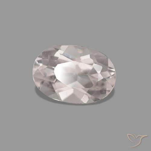 Morganite Tono rosa rosa naturale da 0.32 ct, Taglio ovale, VVS