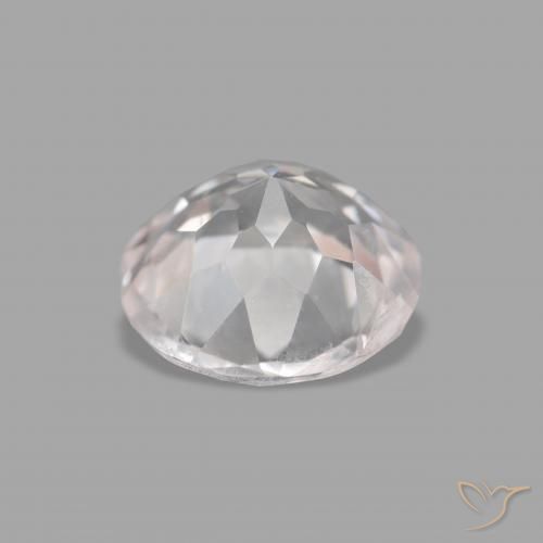 Morganite Rosa Molto Chiaro naturale da 0.64 ct, Rotondo, VVS