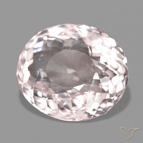 Morganite rosa fenicottero naturale da 5.59 ct, Ovale, VS