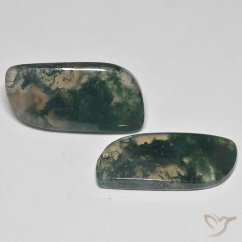 Gemme di Agata muschiata Multicolore naturale da 19.80 ct, Taglio a fantasia, Trasparente