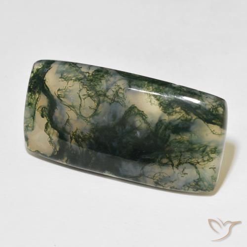 Agata muschiata Multicolore naturale da 49.99 ct, Cuscino, Traslucido