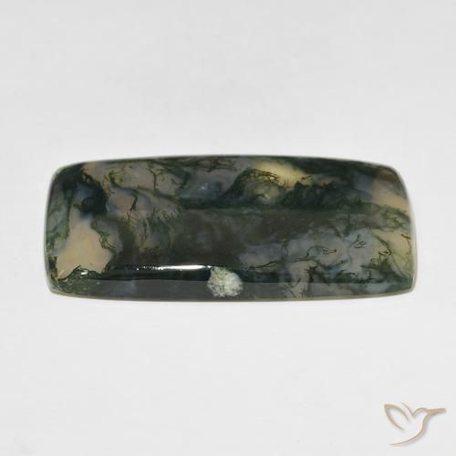 Agata muschiata Multicolore naturale da 49.99 ct, Cuscino, Traslucido