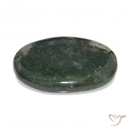 Agata muschiata Multicolore naturale da 39.60 ct, Ovale, Traslucido