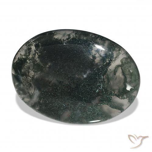 Agata muschiata Multicolore naturale da 36.54 ct, Ovale, Traslucido