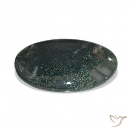 Agata muschiata Multicolore naturale da 36.54 ct, Ovale, Traslucido