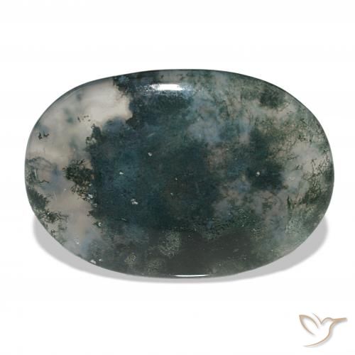 45.08ct Multicolore Agata muschiata, Ovale, Traslucido