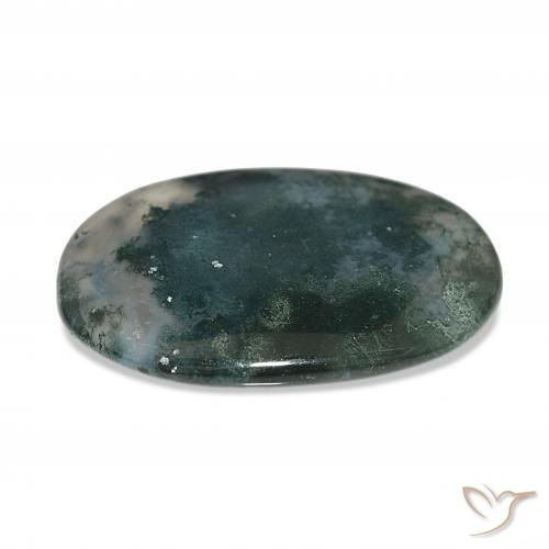 Agata muschiata Multicolore naturale da 45.08 ct, Ovale, Traslucido