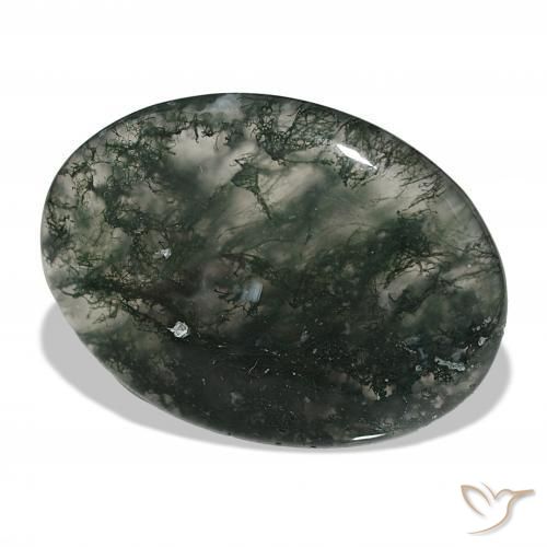 Agata muschiata Multicolore naturale da 53.06 ct, Ovale, Traslucido