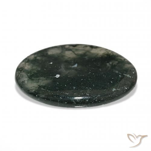 Agata muschiata Multicolore naturale da 53.06 ct, Ovale, Traslucido