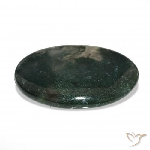 Agata muschiata Multicolore naturale da 58.50 ct, Ovale, Traslucido