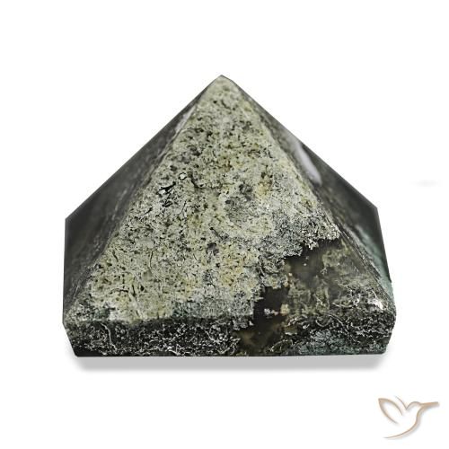 85.25ct Verde foresta Agata muschiata, Quadrato, Opaco