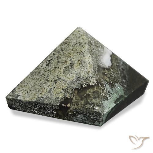 Agata muschiata Verde foresta naturale da 85.25 ct, Quadrato, Opaco