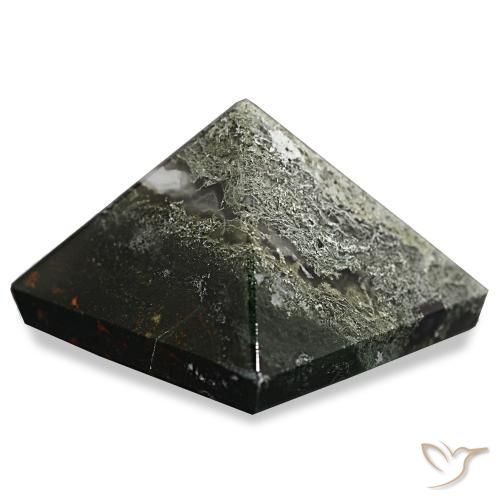 Agata muschiata Verde foresta naturale da 85.25 ct, Quadrato, Opaco