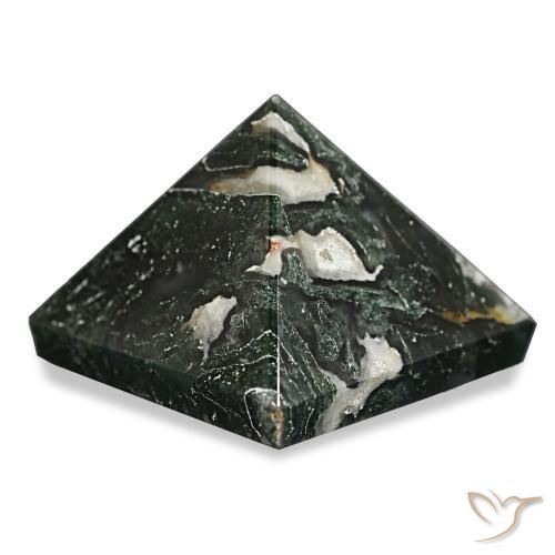 Agata muschiata Verde foresta naturale da 69.86 ct, Quadrato, Opaco