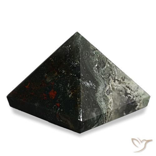 Agata muschiata Verde foresta naturale da 89.65 ct, Quadrato, Opaco