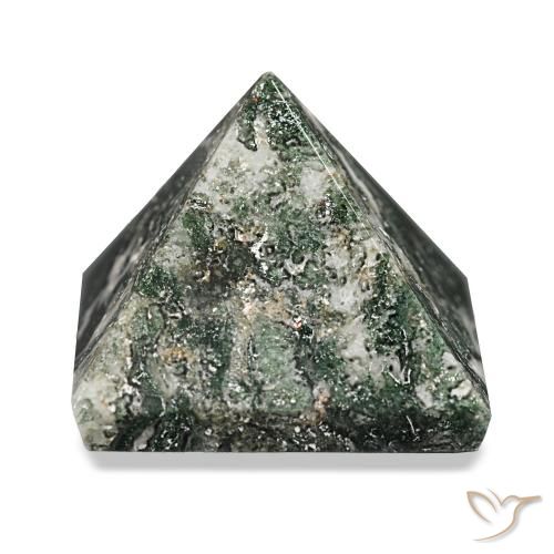 85.75ct Verde foresta Agata muschiata, Quadrato, Opaco