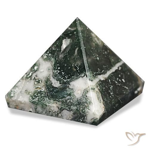 Agata muschiata Verde foresta naturale da 90.31 ct, Quadrato, Opaco
