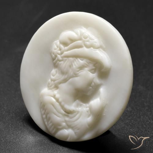 14.32ct Naturale bianco perla Madreperla, Rotondo, Opaco