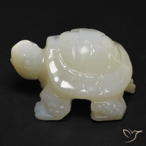 Madreperla bianco perla naturale da 21.64 ct, Taglio a fantasia, Opaco