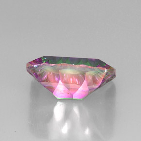 Quarzo mistico Arcobaleno superiore naturale da 19.36 ct, Taglio smeraldo, VVS