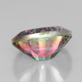 Quarzo mistico naturale multicolore da 13,18 ct, taglio ovale, VVS