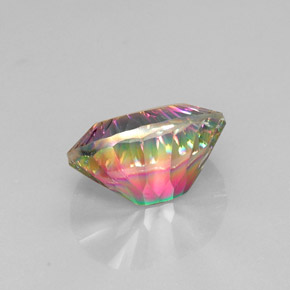 Quarzo mistico naturale multicolore da 13,12 ct, taglio ovale, VVS