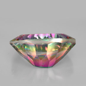 Quarzo mistico naturale multicolore da 12,09 ct, taglio ovale, VVS