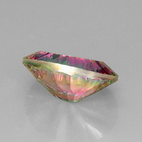 Quarzo mistico naturale multicolore da 11,32 ct, taglio ovale, VVS