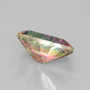 Quarzo mistico naturale multicolore da 11,45 ct, taglio ovale, VVS