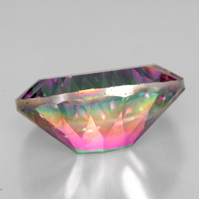 Quarzo mistico Arcobaleno superiore naturale da 11.22 ct, Taglio ovale, VVS-VS