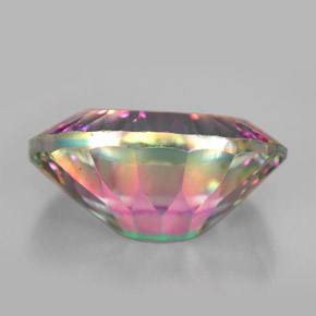 Quarzo mistico naturale multicolore da 11,01 ct, taglio ovale, VVS-VS