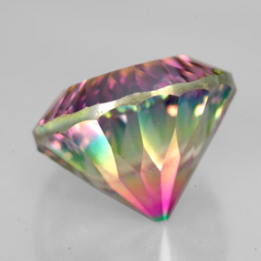 Quarzo mistico Arcobaleno superiore naturale da 10.15 ct, Taglio rotondo, VVS