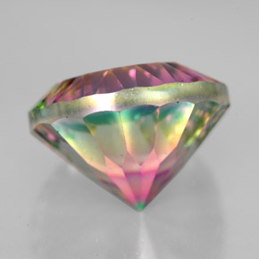 Quarzo mistico Arcobaleno superiore naturale da 9.88 ct, Taglio rotondo, VVS