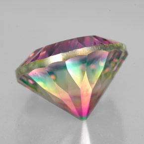Quarzo mistico Arcobaleno superiore naturale da 9.29 ct, Taglio rotondo, VVS