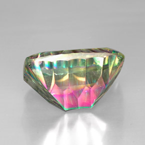 Quarzo mistico Arcobaleno superiore naturale da 40.08 ct, Taglio a cuscino, VVS-VS